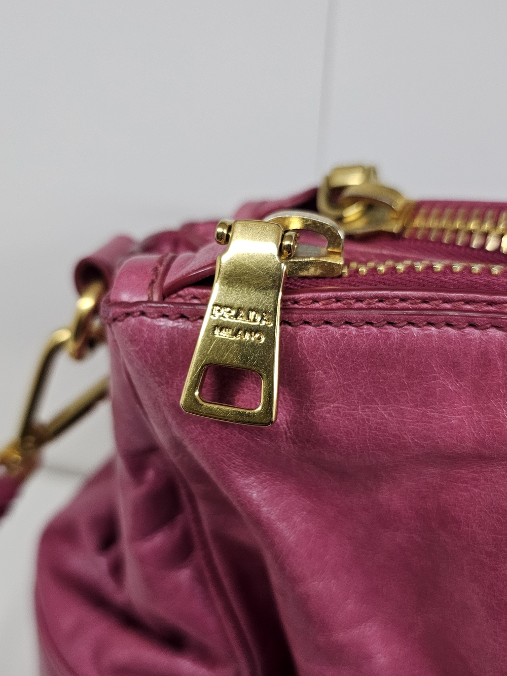 Prada Pink Leather Satchel - Picture 4 of 16
